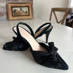 Black Women's Heels with Bow by Loeffler Randall Sylvana